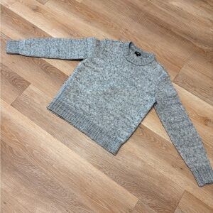 Express Heather Gray Turtleneck Sweater